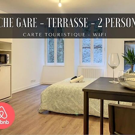 Gambetta - Studio - Terrasse - Proche Gare Apartment Morlaix Luaran gambar