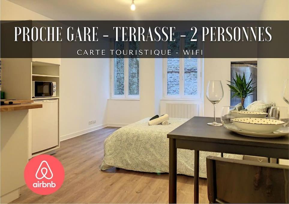 Gambetta - Studio - Terrasse - Proche Gare Apartment Morlaix Luaran gambar